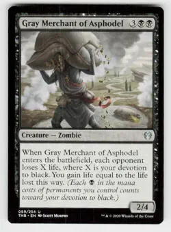 Theros Beyond Death #99 Gray Merchant of Asphodel - Image 1