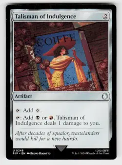 Universes Beyond: Fallout #248 Talisman of Indulgence - Image 1