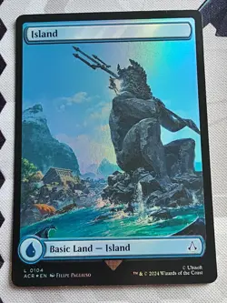 Island L 0104 FOIL Assassin's Creed Magic The Gathering 2024 MTG - Image 1