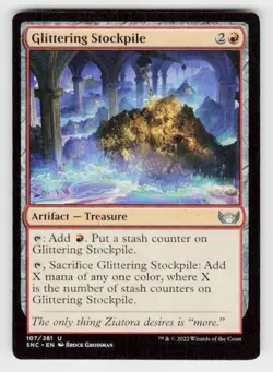 Streets of New Capenna #107 Glittering Stockpile - Image 1