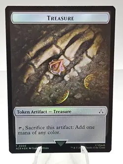 1x - Treasure \ Assassin Token - FOIL - Assassin's Creed - NM MTG - Image 1