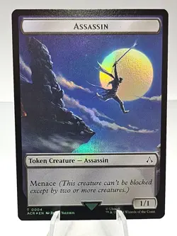 1x - Treasure \ Assassin Token - FOIL - Assassin's Creed - NM MTG - Image 2