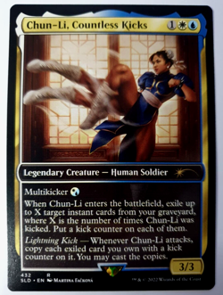 MTG: Secret Lair Street Fighter - Chun-Li, Countless Kicks - Rare - NM 432 - Image 1