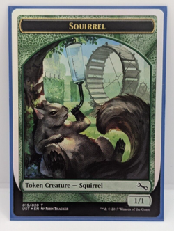 MTG Squirrel Token Unstable Foil NM - Image 1