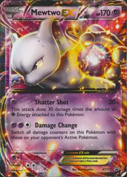 Mewtwo EX XY107 Promo XY Promos Pokemon Card HP - Image 1