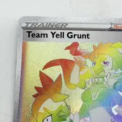 Pokemon Team Yell Grunt 210/202 Sword & Shield Set Secret Rare Holo Card 2020 - Image 3