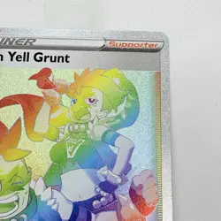 Pokemon Team Yell Grunt 210/202 Sword & Shield Set Secret Rare Holo Card 2020 - Image 4