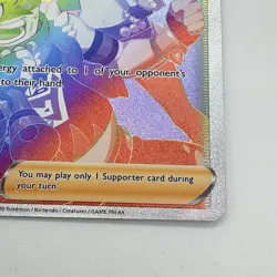Pokemon Team Yell Grunt 210/202 Sword & Shield Set Secret Rare Holo Card 2020 - Image 5