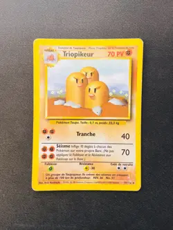Carte Pokemon Triopikeur 19/102 RARE Ed2 Set De Base Edition 2 Wizards - Image 1
