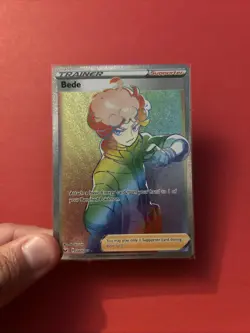 Bede 207/202 Secret Rare Sword & Shield Base Set Pokemon TCG - Image 4