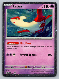 Latias Pokemon Scarlet & Violet SVP 139 Cosmos Holo Black Star Promo NM - Image 1