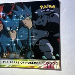 1999 Topps Pokemon Movie Mewtwo Strikes Back The Tears of Pokemon #37 - Image 3