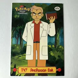 1999 topps pokemon tv animation Professor Oak - Image 1