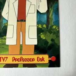 1999 topps pokemon tv animation Professor Oak - Image 4