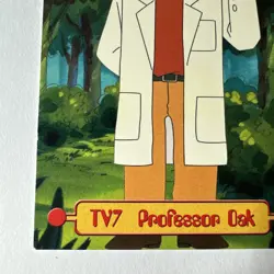 1999 topps pokemon tv animation Professor Oak - Image 5