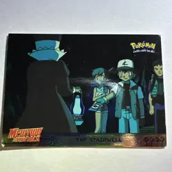 Pokemon Topps The Stairwell #19 Holo 1st Edition Blue Logo Mewtwo Strikes Back - Image 1