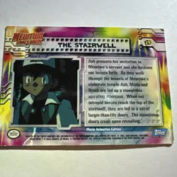 Pokemon Topps The Stairwell #19 Holo 1st Edition Blue Logo Mewtwo Strikes Back - Image 4