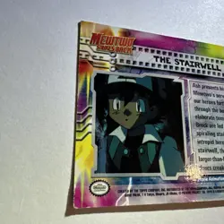 Pokemon Topps The Stairwell #19 Holo 1st Edition Blue Logo Mewtwo Strikes Back - Image 5