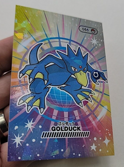 Pokemon Golduck 055 Peru Pocket Book Set Cracked Ice Holo - Image 3