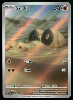Sandile - Illustration Rare SV01: Scarlet & Violet Base Set 216/198 NM Pokemon T - Image 1