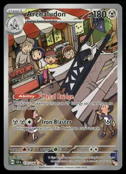 Archaludon - Illustration Rare SV07: Stellar Crown 155/142 NM Pokemon TCG - Image 1