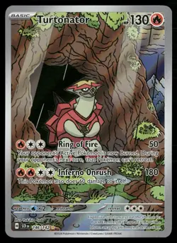 Turtonator - Illustration Rare SV07: Stellar Crown 146/142 NM Pokemon TCG - Image 1