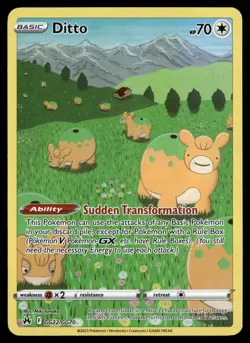 Ditto Crown Zenith: Galarian Gallery GG22/GG70 Pokemon TCG - Image 1