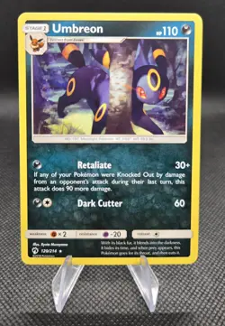Umbreon 120/214 Pokemon Lost Thunder (Non-Holo) - NM - Image 1