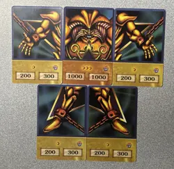 Exodia The Forbidden One 5 Pc. Yu-Gi-Oh! Anime Style Cards - Image 1