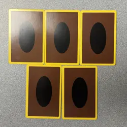 Exodia The Forbidden One 5 Pc. Yu-Gi-Oh! Anime Style Cards - Image 2