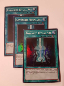 3 x Advanced Ritual Art (PLAYSET) SUPER RARE Mixed Eds VLP THSF-EN052 - Image 1