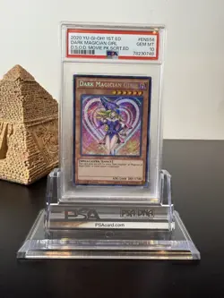Yu-Gi-Oh! Dark Magician Girl 1st Edition Secret Rare MVP1-ENS56 PSA 10 GEM MINT - Image 1