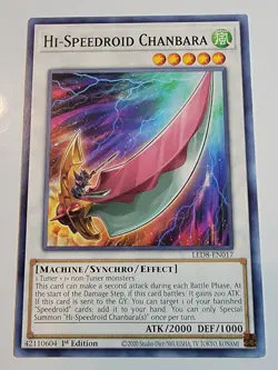Hi-Speedroid Chanbara - LED8-EN017 Common 1st Edition Yugioh - Image 1
