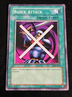 BLOCK ATTACK SDJ-031 Common Unlimited Yugioh - Image 1