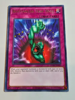 BOTTOMLESS TRAP HOLE GEIM-EN045 Rare 1st Edition Yugioh - Image 1