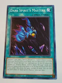 Yugioh Dark Spirit's Mastery LDS3-EN017 Common 1st Edition - Image 1