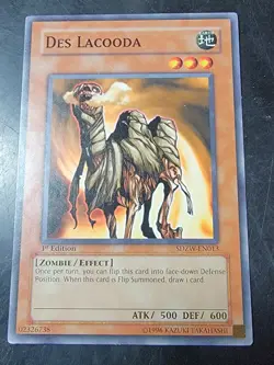 Yugioh Des Lacooda SDZW-EN013 Common 1st Edition - Image 1