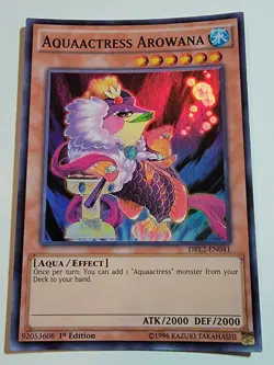Aquaactress Arowana - DRL2-EN041 - Super Rare - 1st Edition Yugioh - Image 1