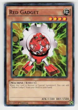 King of Games: Yugi's Legendary Decks #YGLD-ENC17 Red Gadget 1st Edition - Image 1