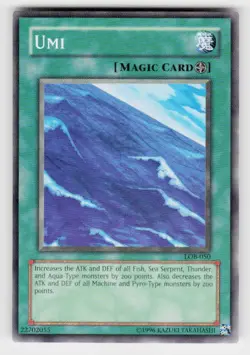 The Legend of Blue Eyes White Dragon #LOB-050 Umi - Image 1