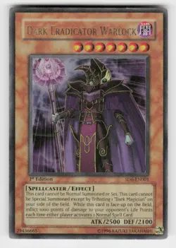 Structure Deck: Spellcaster's Judgment #SD6-EN001 Dark Eradicator Warlock - Image 1