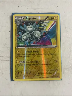 Reverse Holo Foil Magneton # 53/162 XY: Breakthrough Set Pokemon Cards - Image 1