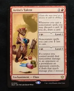 Artist's Talent: Bloomburrow Enchantment -Class - Regular MTG Commander Card - Image 1
