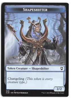 Shapeshifter (024) // Shapeshifter (028) Double-Sided Token 24 // 28 CLB MTG NM - Image 2
