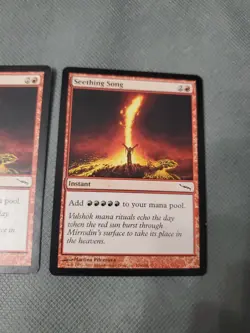 MTG ~ 2x ~ Seething Song ~ MRD Mirrodin ~ #104 ~ 2003 English ~ MP - Image 2