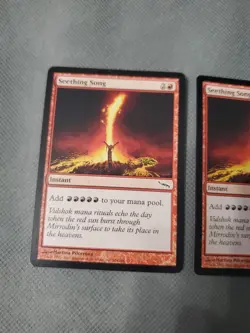 MTG ~ 2x ~ Seething Song ~ MRD Mirrodin ~ #104 ~ 2003 English ~ MP - Image 3