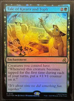 MTG Avatar: The Last Airbender Tale of Katara and Toph Foil (Rare) - Image 1