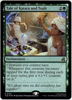 MTG Avatar: The Last Airbender Tale of Katara and Toph Foil (Rare) - Image 2
