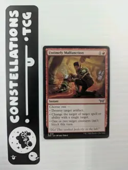Untimely Malfunction 161 MTG NM Duskmourn: House of Horror - Image 1