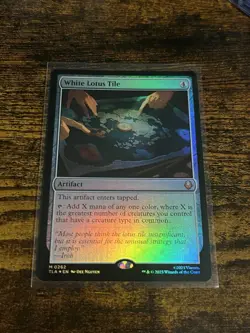 MTG White Lotus Tile Foil Avatar: The Last Airbender # 262 NM - Image 1